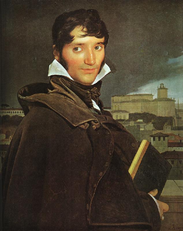 Jean-Auguste Dominique Ingres Portrait of Francois Marius Granet oil painting picture